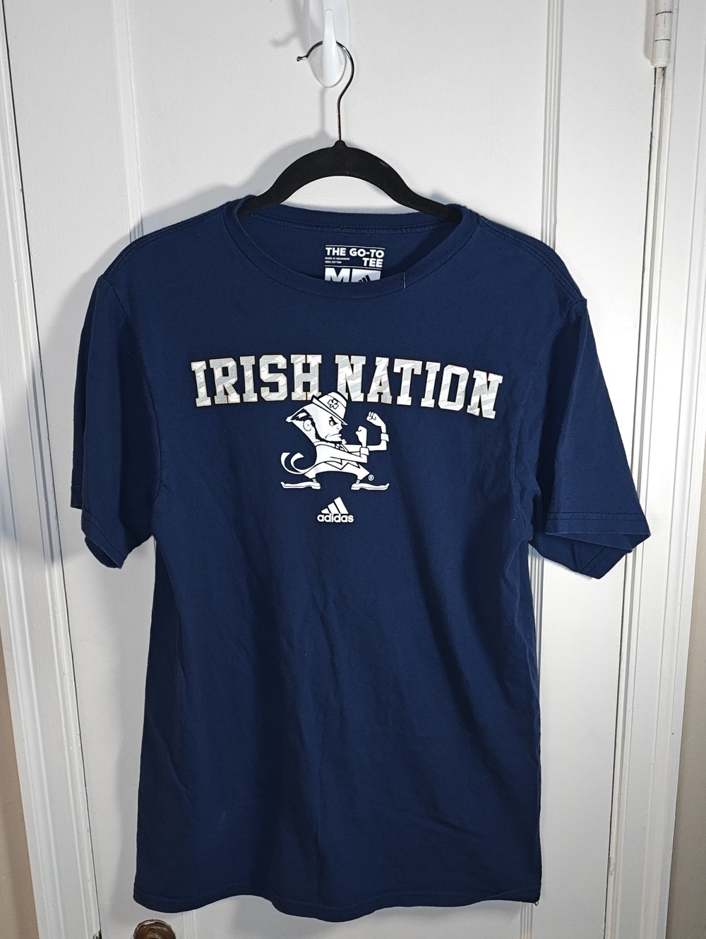 adidas Notre Dame 'Irish Nation' Graphic Short Sleeve Tee